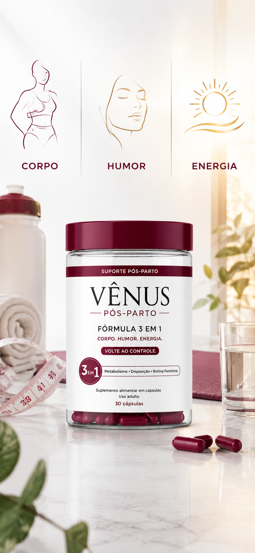 Corpo, humor e energia