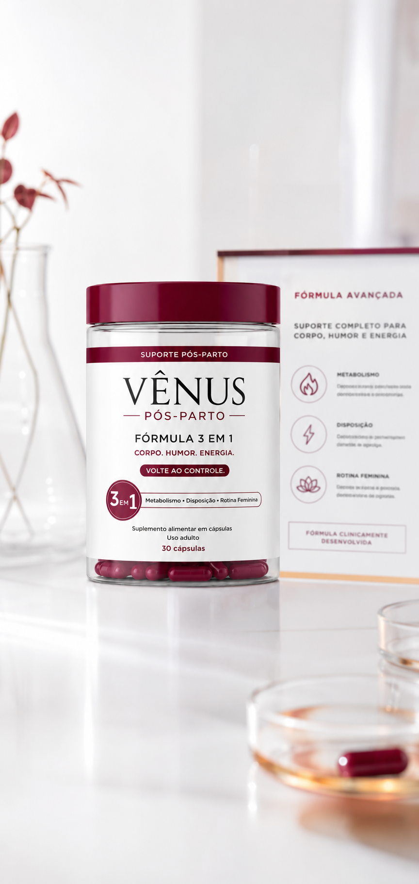 Produto Vênus Pós-Parto e fórmula
